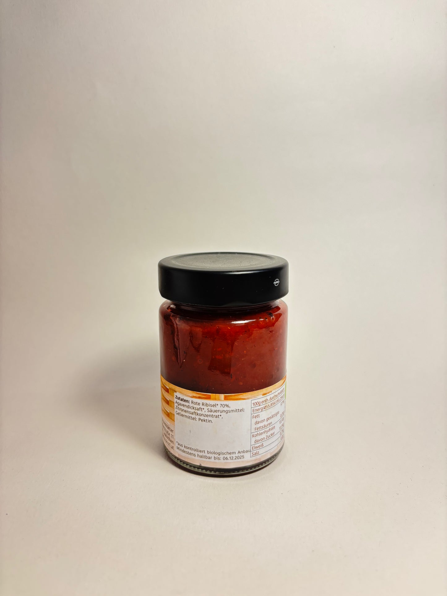 Bio Rote Ribisel Fruchtaufstrich