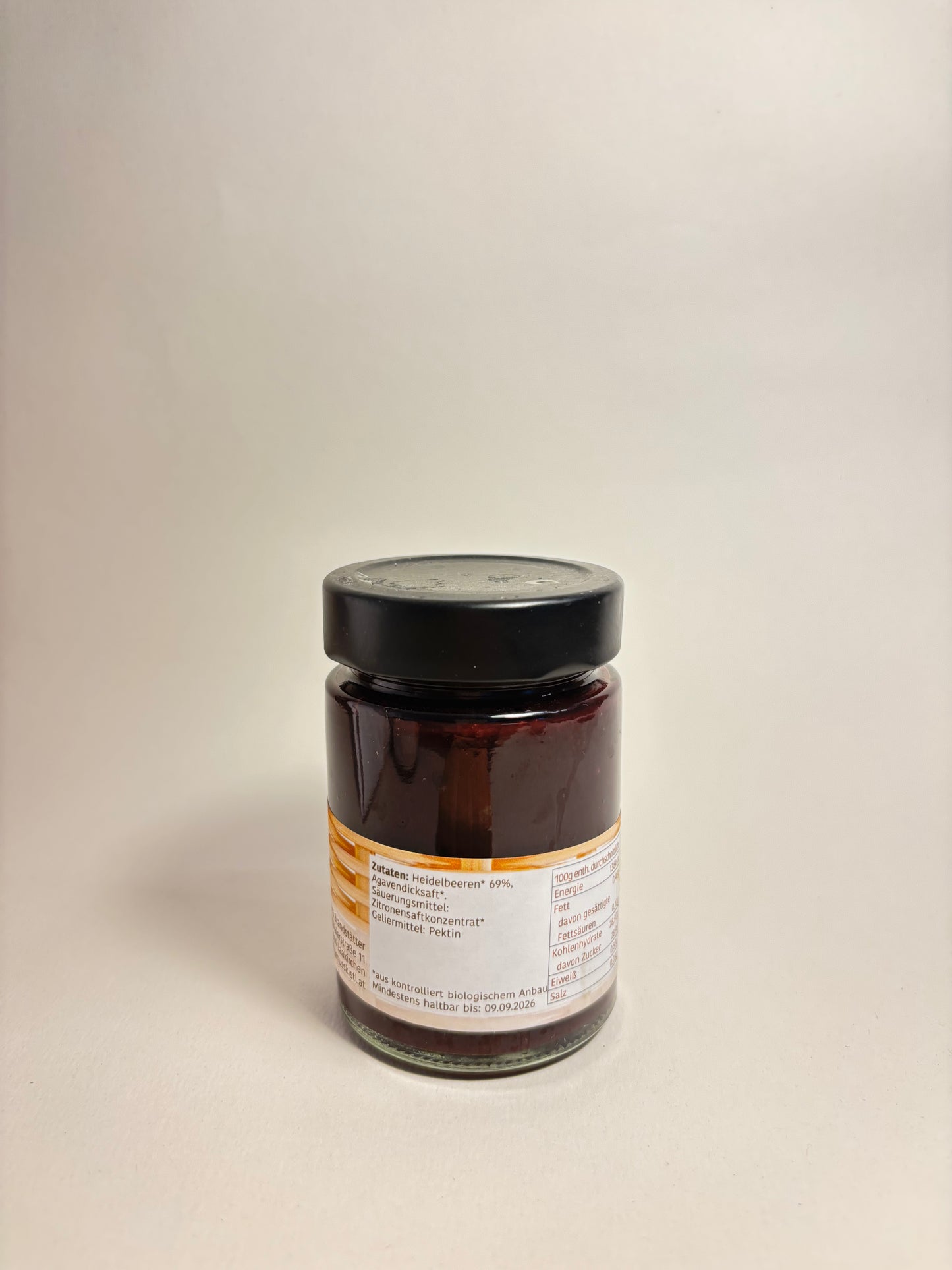Bio Heidelbeeren Fruchtaufstrich