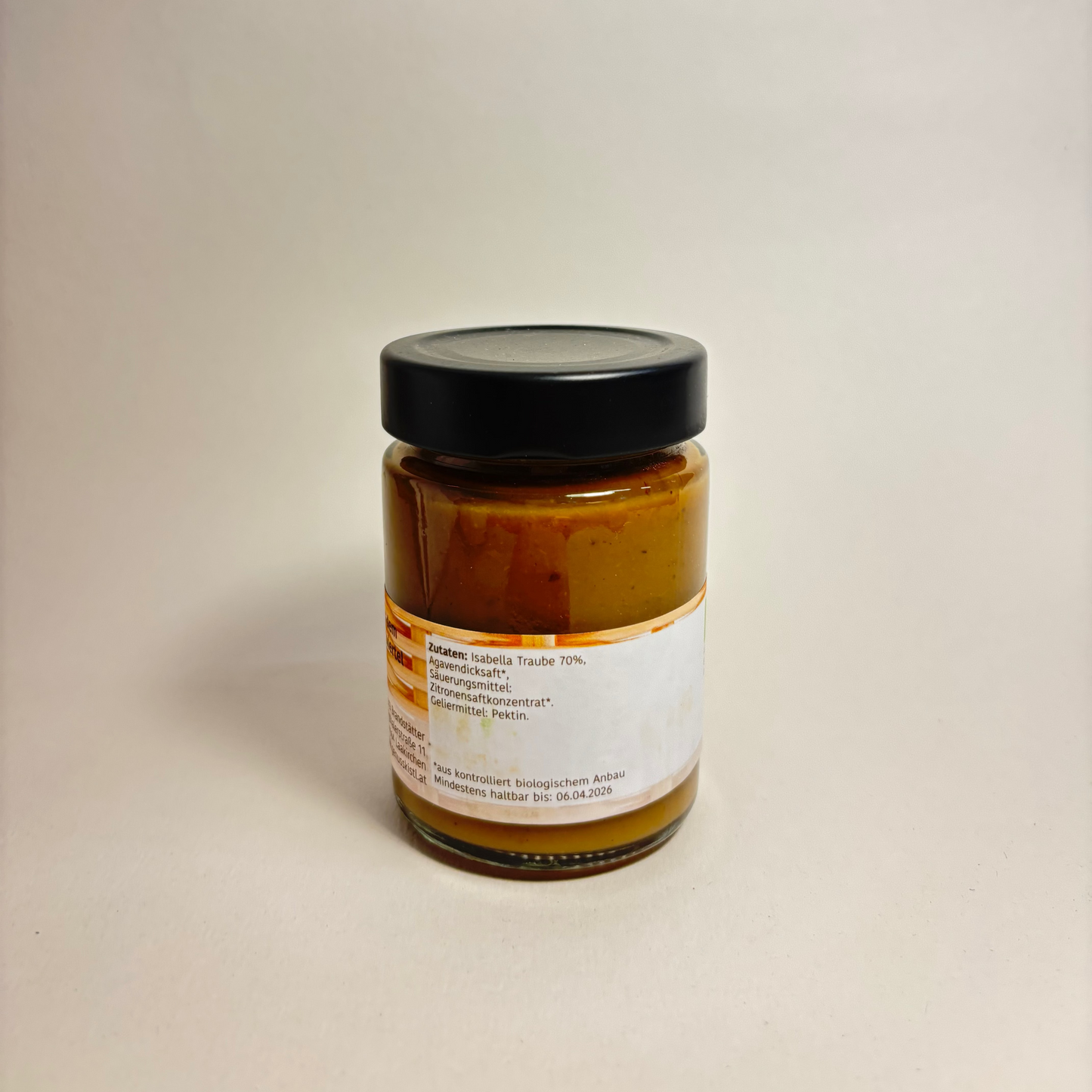 Bio Isabella Traube Fruchtaufstrich