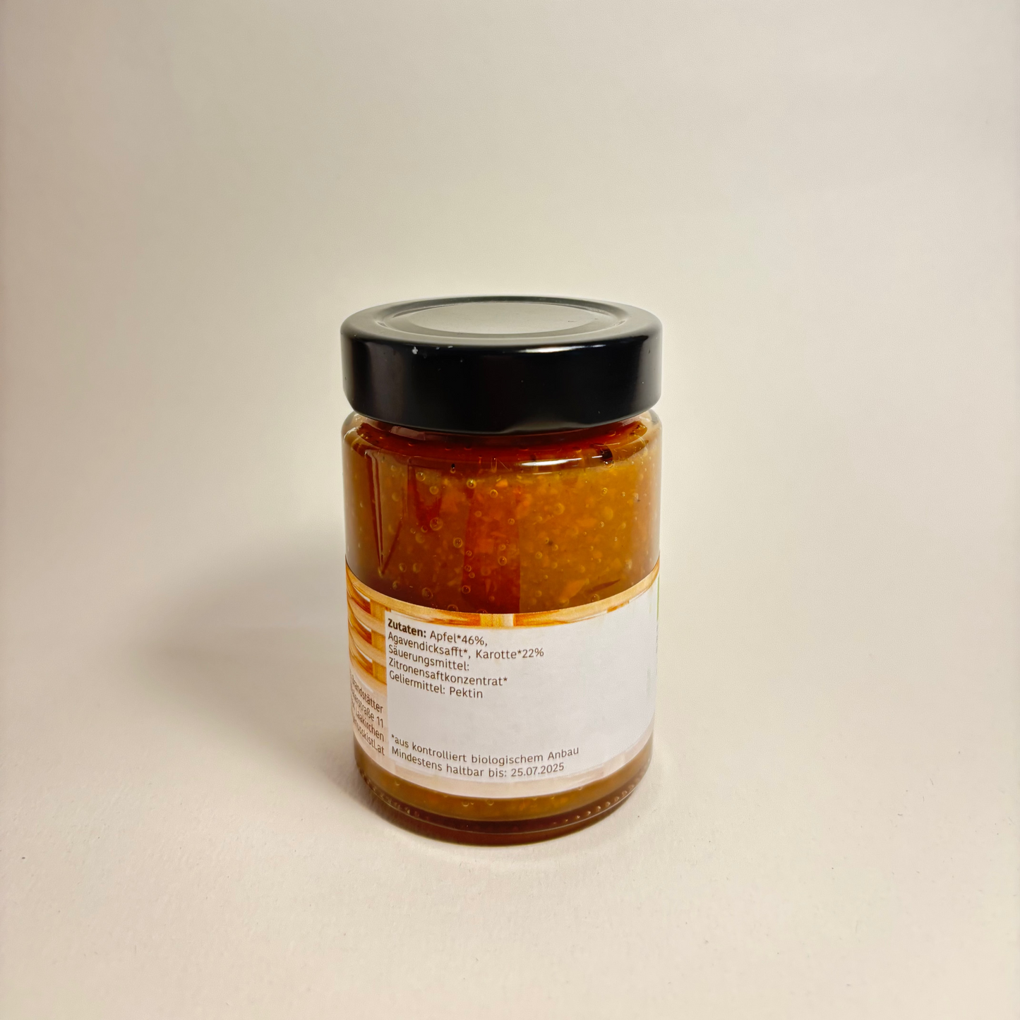 Bio Apfel / Karotte Fruchtaufstrich