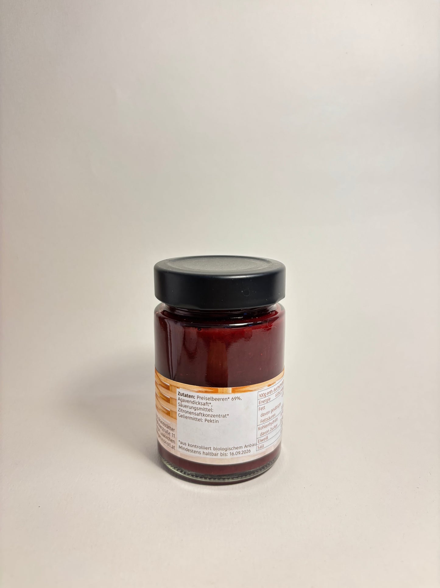 Bio Preiselbeeren Fruchtaufstrich