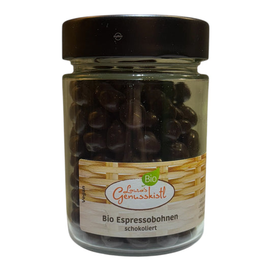 Bio Espressobohnen schokoliert