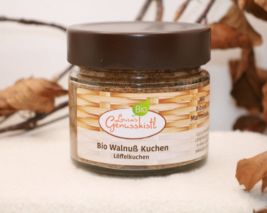 Bio Walnuss Kuchen Löffelkuchen